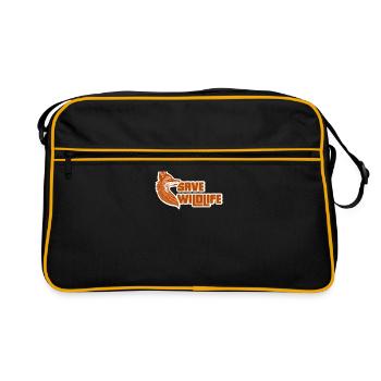Sauver la faune - Sac Retro - noir/or - Devant