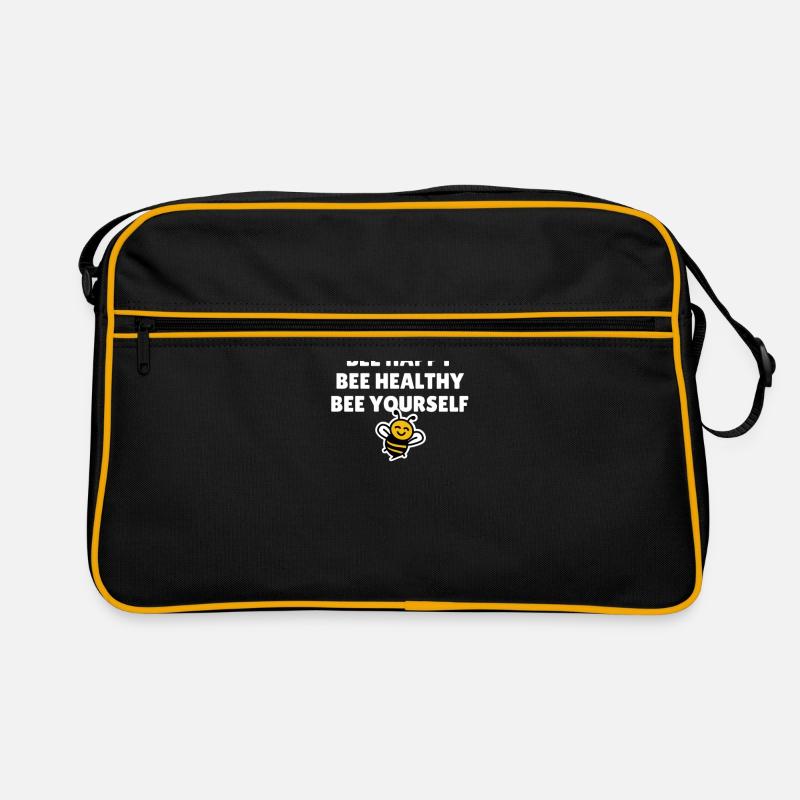 Bee Happy Bee Healthy Bee Yourself Sac Retro