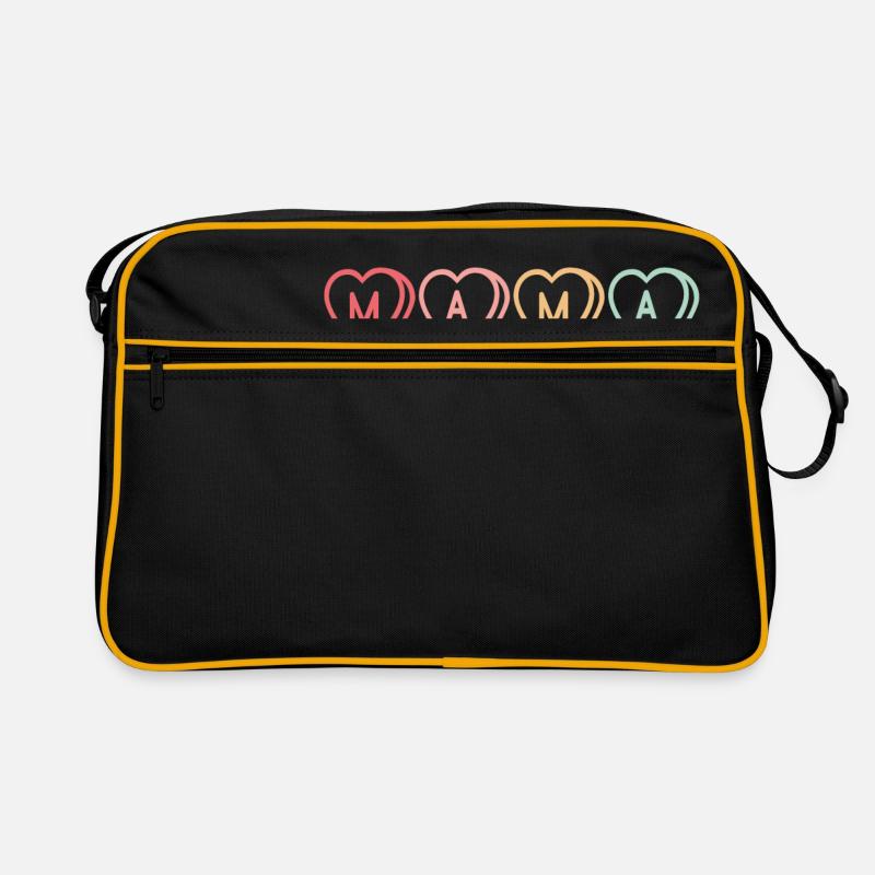 Mama Herzchen M-A-M-A ! Geschenkidee Retro Tasche