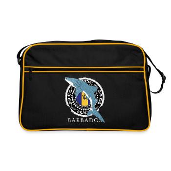 Barbados Whale Shark - Retro Bag - black/gold - Front