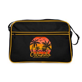 Orlando - Retro Bag - black/gold - Front