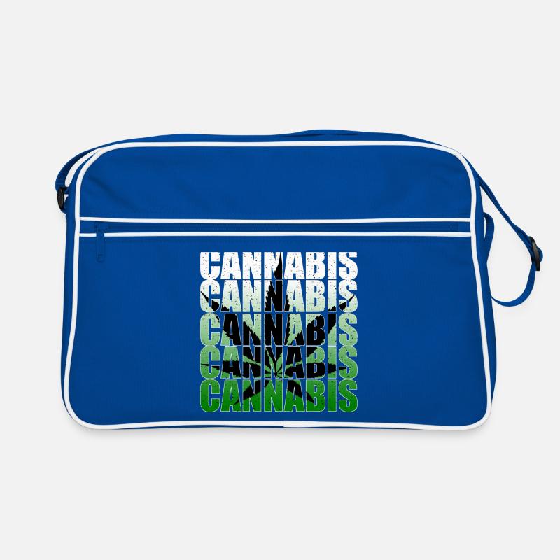 Cannabis Leaf Retro Bag