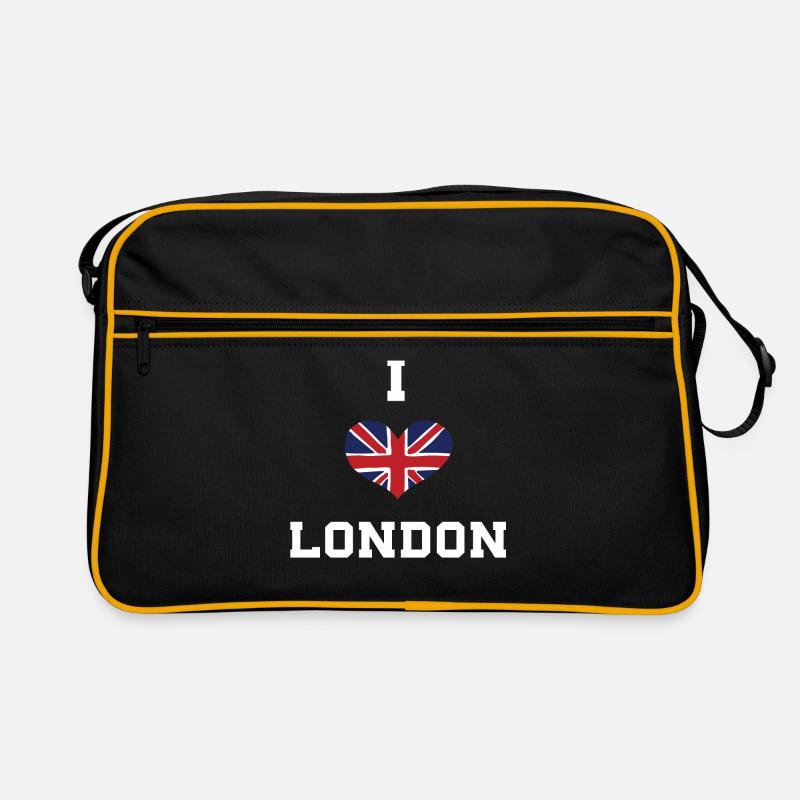 J’aime Londres Sac Retro
