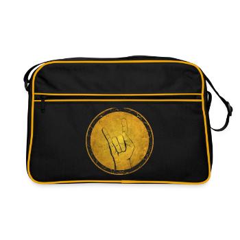 Metal fork - Retro Bag - black/gold - Front