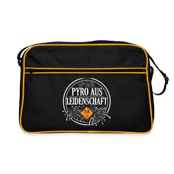 Pyro out of passion - Retro Bag - black/gold - Front