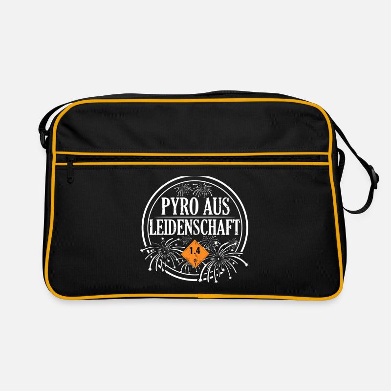Pyro aus Leidenschaft Retro Tasche