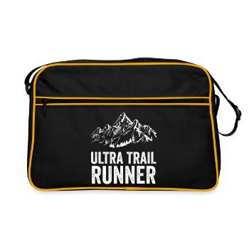 Ultra-Trailrunner - Retro Tasche - Schwarz/Gold - Vorne