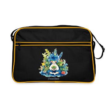 Plant-Based - Retro Bag - black/gold - Front