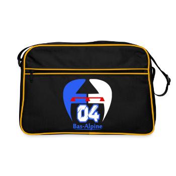 Logo Bas-Alpine 04 - Sac Retro - noir/or - Devant
