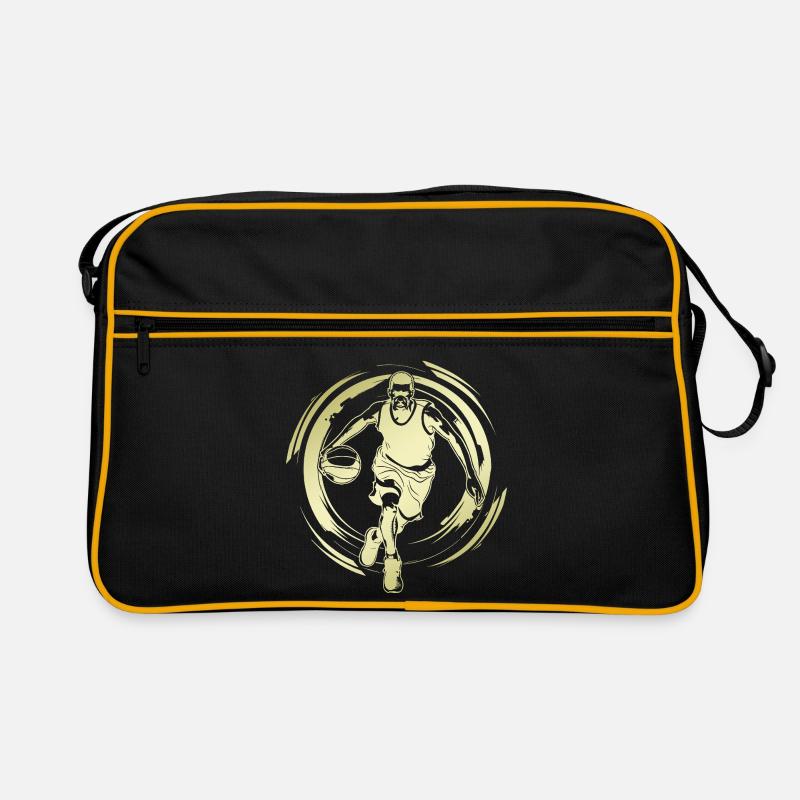 Basketteur Basketteur Basketteur Silhouette Sac Retro