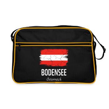 Lake Constance - Retro Bag - black/gold - Front