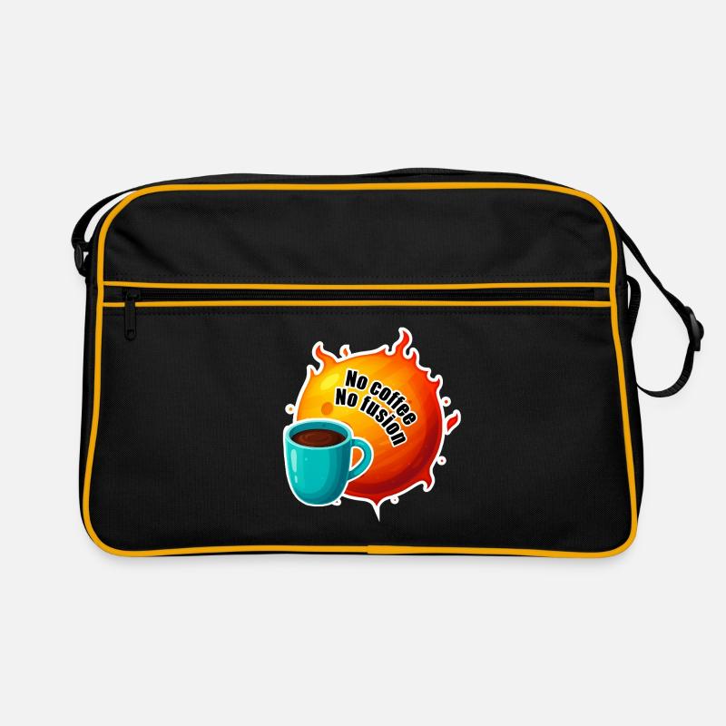 Soleil Pas de Café Pas de Fusion Sac Retro