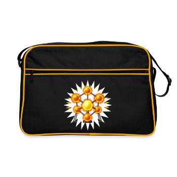 ATOMIC FUSION - Bellegique - Sac Retro - noir/or - Devant
