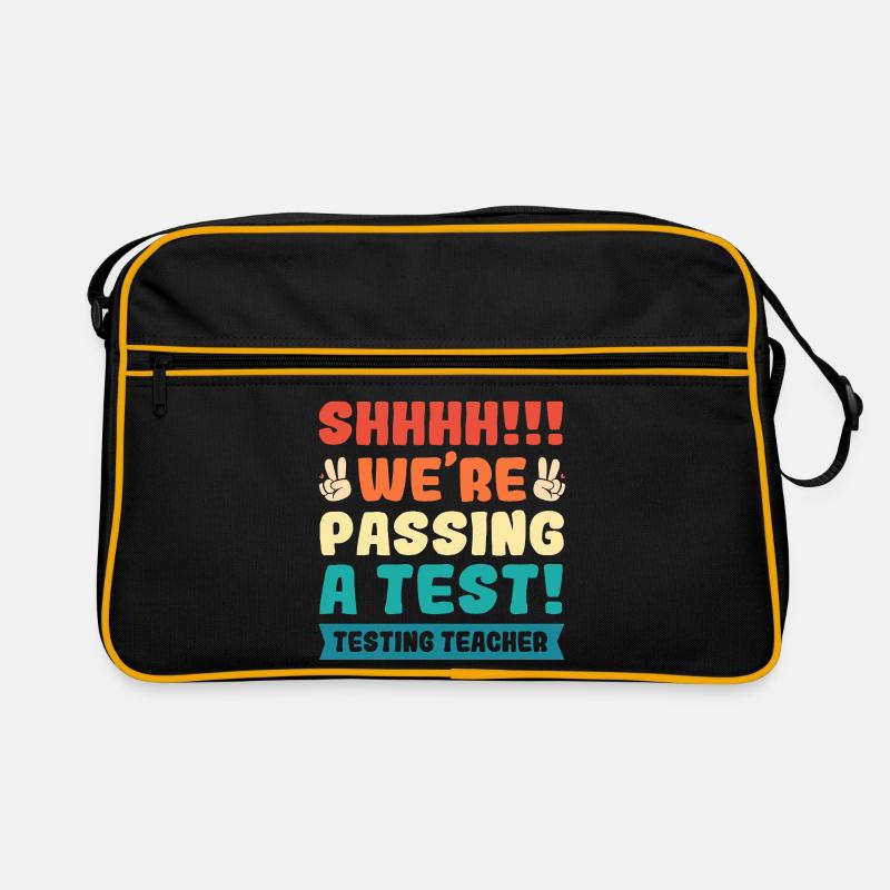 Lehrer Prüfung Retro Tasche