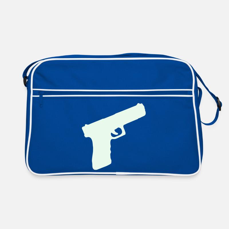 Pistole Waffe Retro Tasche
