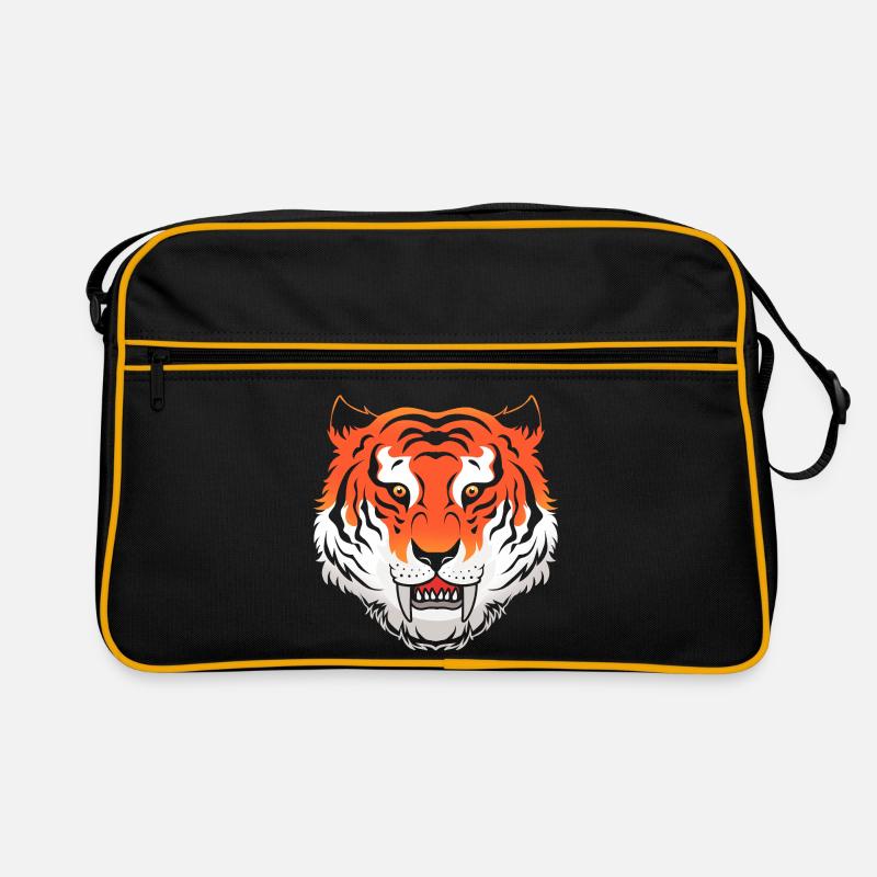 Urzeit Säbelzahntiger Retro Tasche
