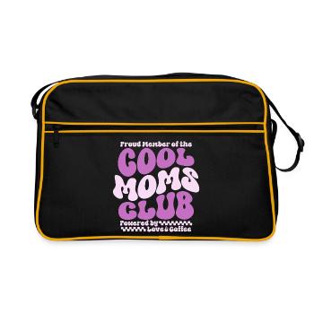 Cadeau des mamans pour la fête des mères - Club des mamans cool - Sac Retro - noir/or - Devant