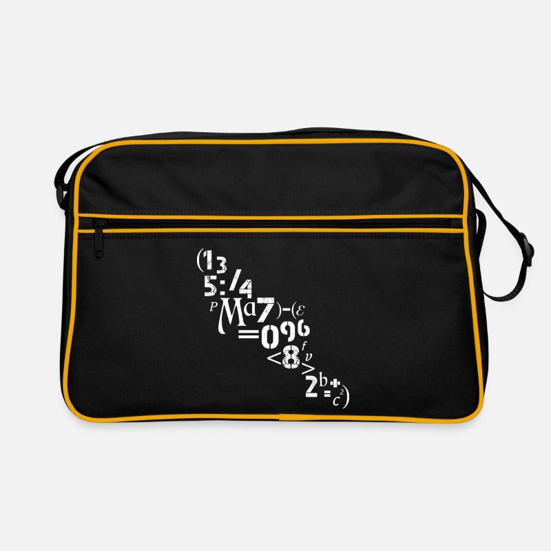 Mathematician Teacher Numbers Sign Analyst Retro Bag