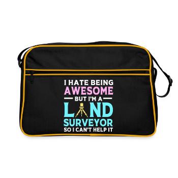 Surveyor - Retro Bag - black/gold - Front