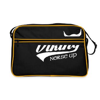 Vikings Norse Viking Up Nordmann - Sac Retro - noir/or - Devant