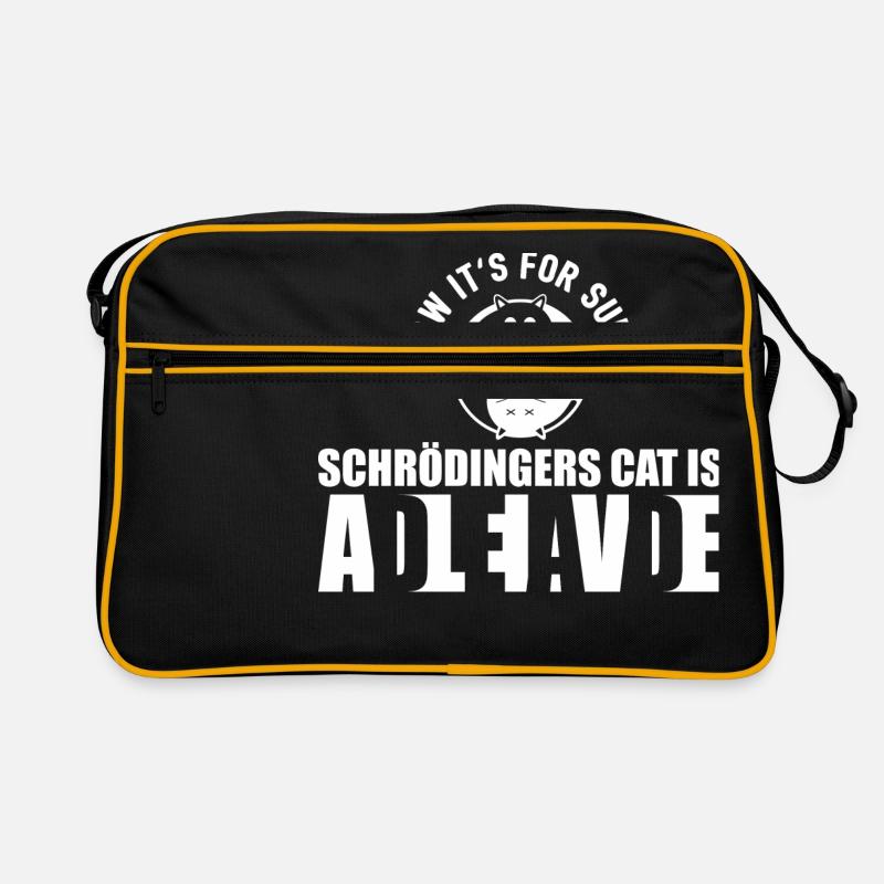 Schrodingers Cat Dead Alive Nerd Gift Retro Bag