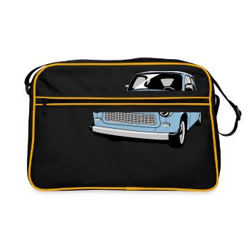  601 - Retro Tasche - Schwarz/Gold - Vorne
