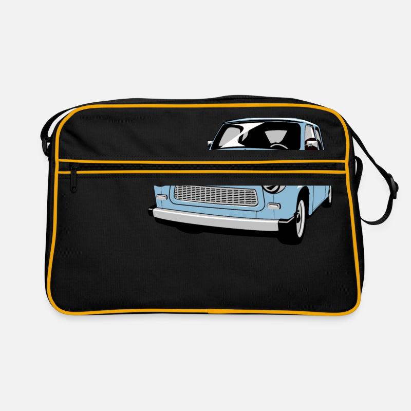  601 - Retro Tasche - Schwarz/Gold