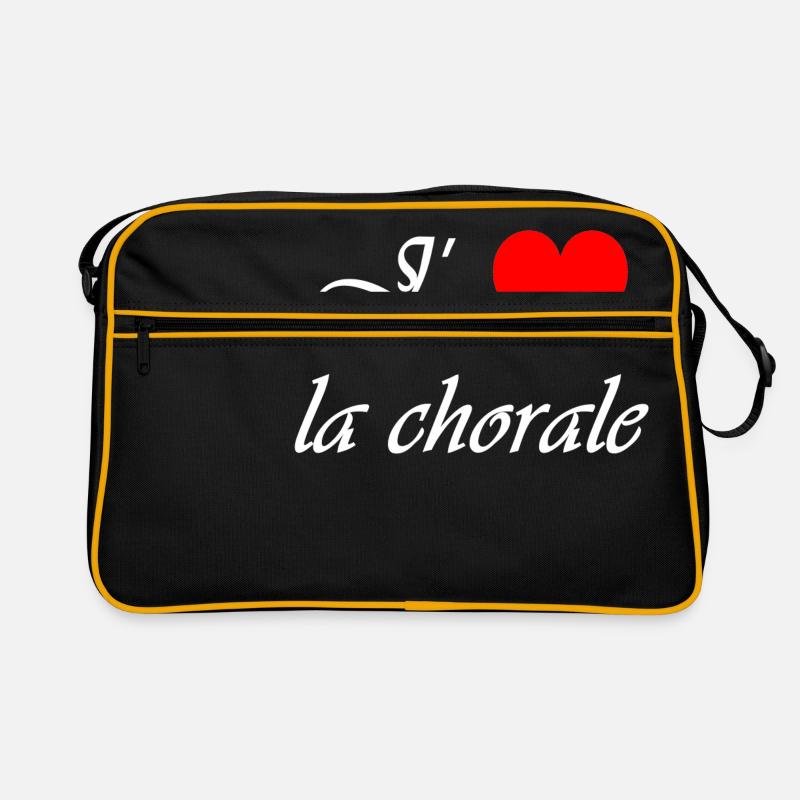 J'AIME LA CHORALE Sac Retro