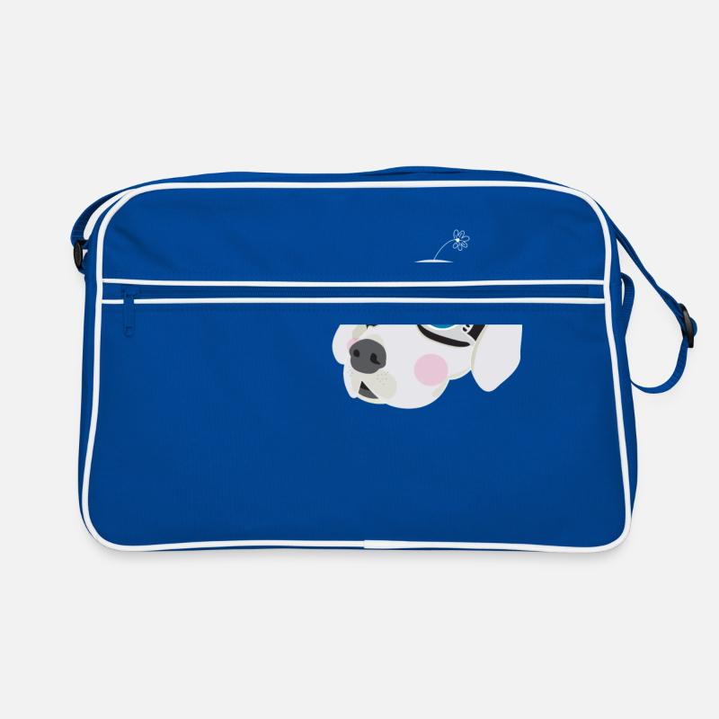Cooler Hund mit Sonnenbrille Retro Tasche