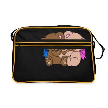 doux oursons - Sac Retro - noir/or - Devant
