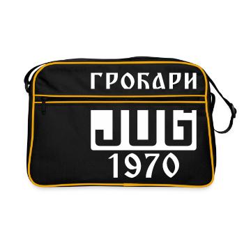Grobari Jug - Retro Bag - black/gold - Front