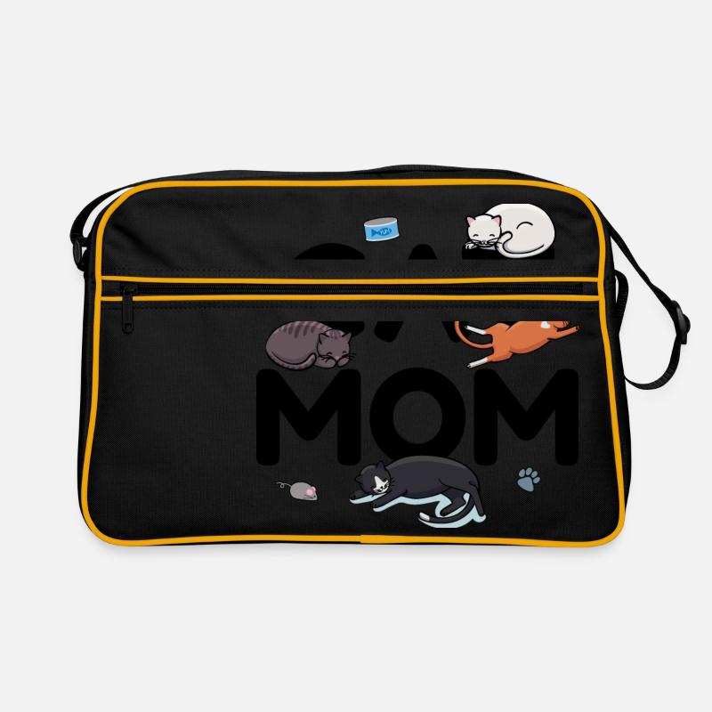 Chat Maman - Cat Cat Lady Mama Kitty Meow Sac Retro