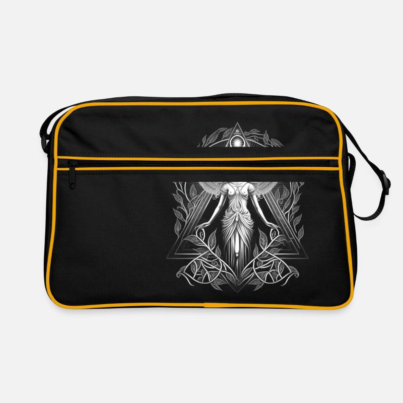 Black Coven - Déesse du vent - Sac Retro - noir/or