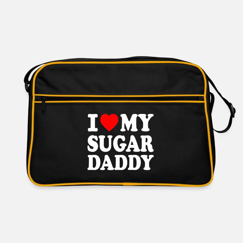 I love my Sugar daddy Retro Tasche