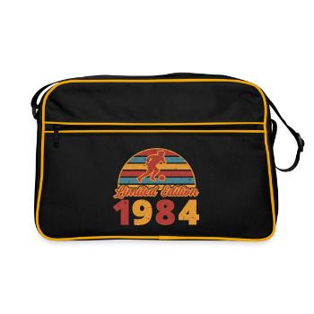 Footballeur Footballeur anniversaire 1984 - Sac Retro - noir/or - Devant