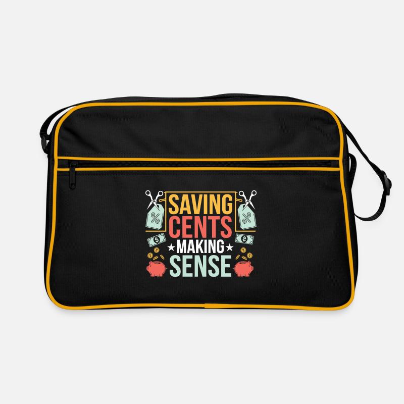 Saving Cents Making Sense Couponer Shopper Save Retro Bag