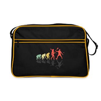 Joueur de squash Joueur de squash Evolution Raquetball S - Sac Retro - noir/or - Devant
