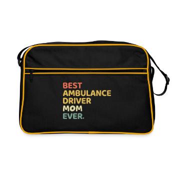Meilleur ambulancier Maman Jamais EMS Paramedic Mothe - Sac Retro - noir/or - Devant