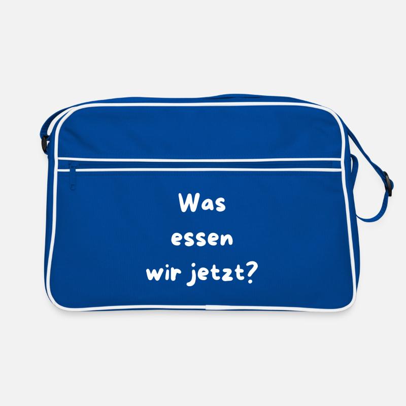 Was essen wir jetzt?  Retro Tasche
