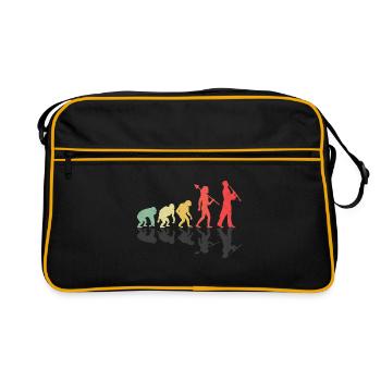 Oboe Player Oboe Evolution Marching Band Instrumen - Retro Bag - black/gold - Front