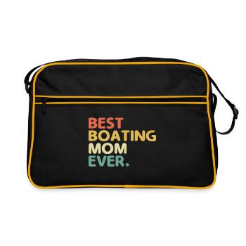 Meilleure maman navigatrice de tous les temps - Sac Retro - noir/or - Devant