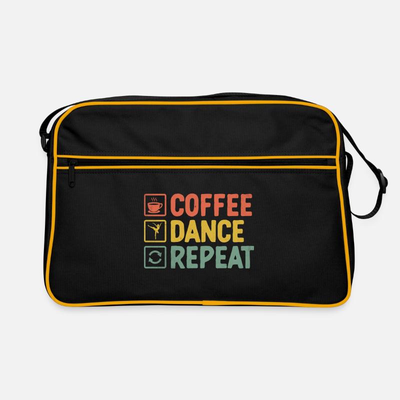 Répétition de la danse du café pour danseur dansant Sac Retro