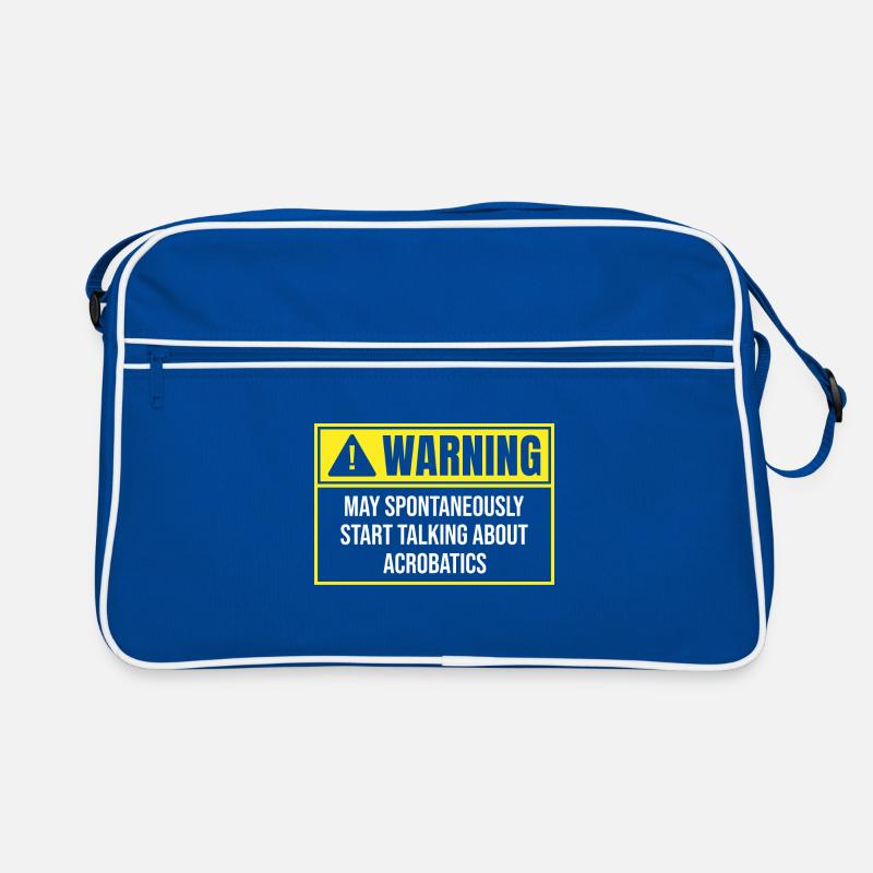 Warning May Spontaneously Start Talking About Acro Retro Tasche