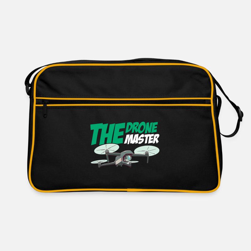 The Drone Master Drone Flying Quadcopter RC Pilot Retro Bag