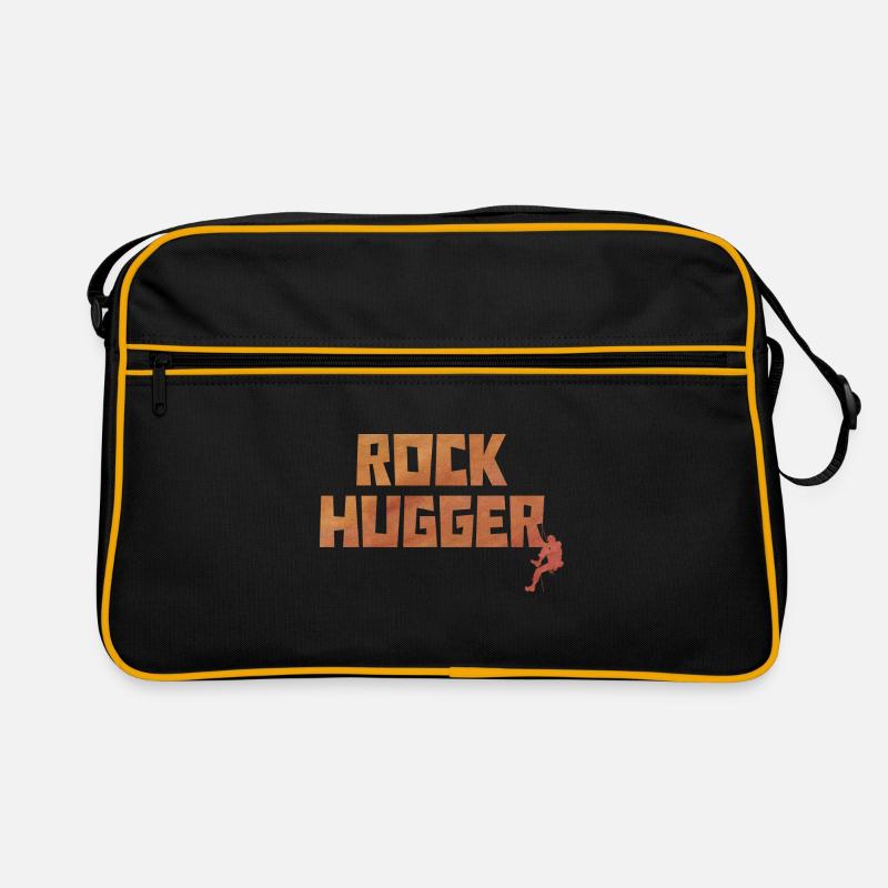 Rock Hugger Climbing Bouldering Rock Climber Mount Retro Tasche
