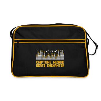 Chiptune Music Lover Groove to the Bleeps and Bloo - Retro Bag - black/gold - Front
