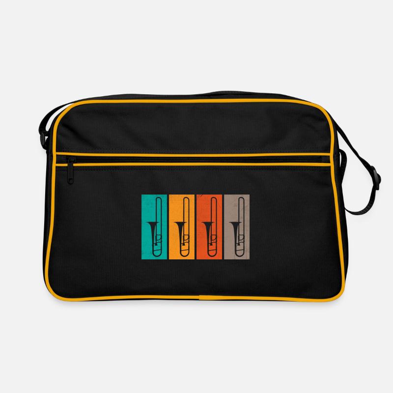 Tromboniste Rétro Trombone Marching Band Tro Sac Retro