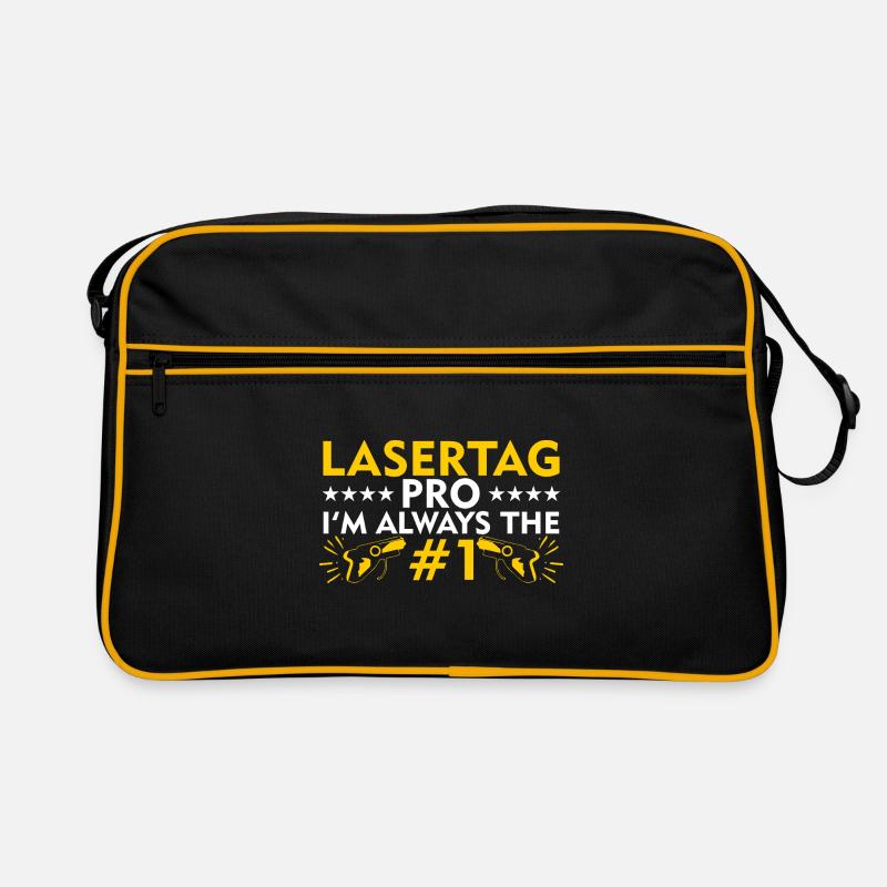 Lasertag Pro I'm Always The Number One Lasergame P Retro Tasche