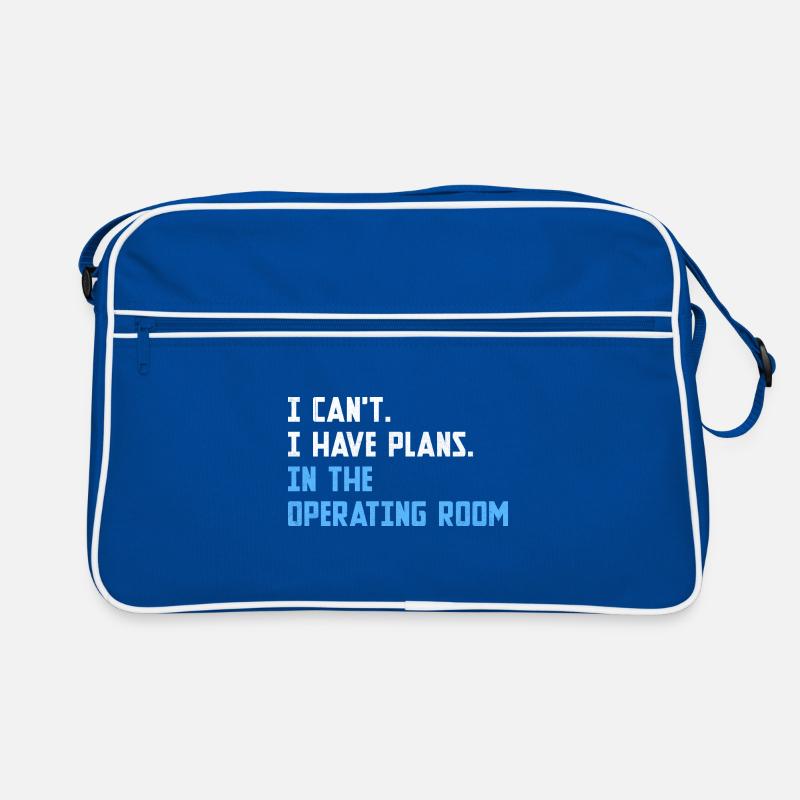 I Can't I Have Plans In The Operating Room Surgeon Retro Bag