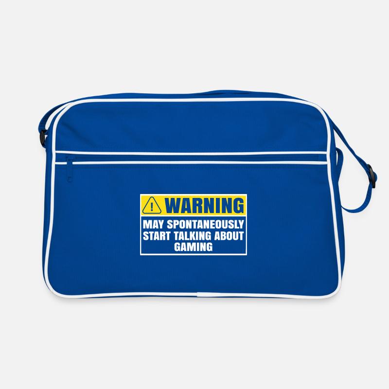 Warning May Spontaneously Start Talking About Gami Retro Tasche